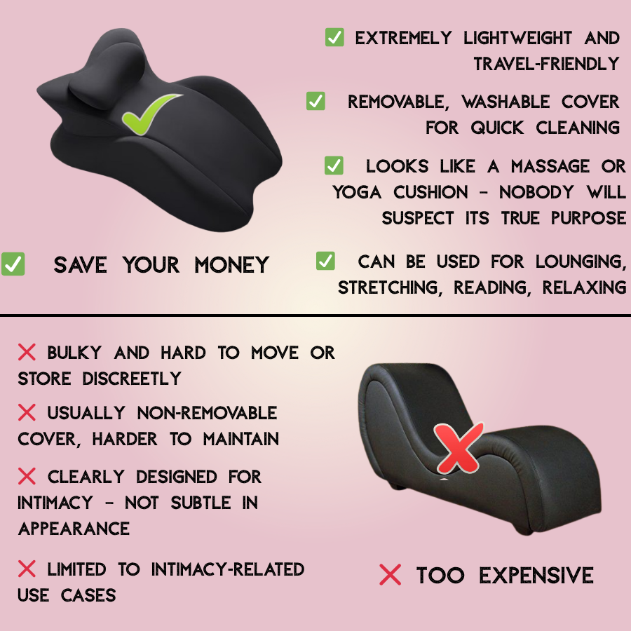 The Love Pillow – Comfortable Pillow for Deepen Moments & Streching, Relaxing