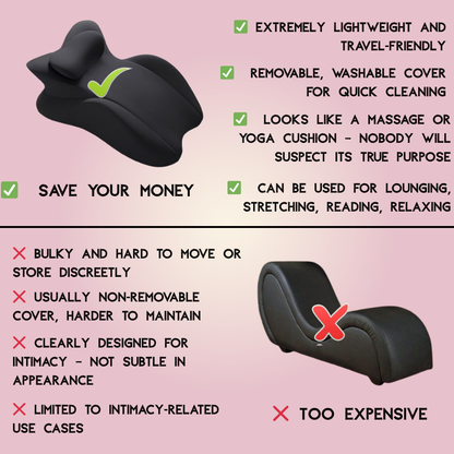 The Love Pillow – Comfortable Pillow for Deepen Moments & Streching, Relaxing