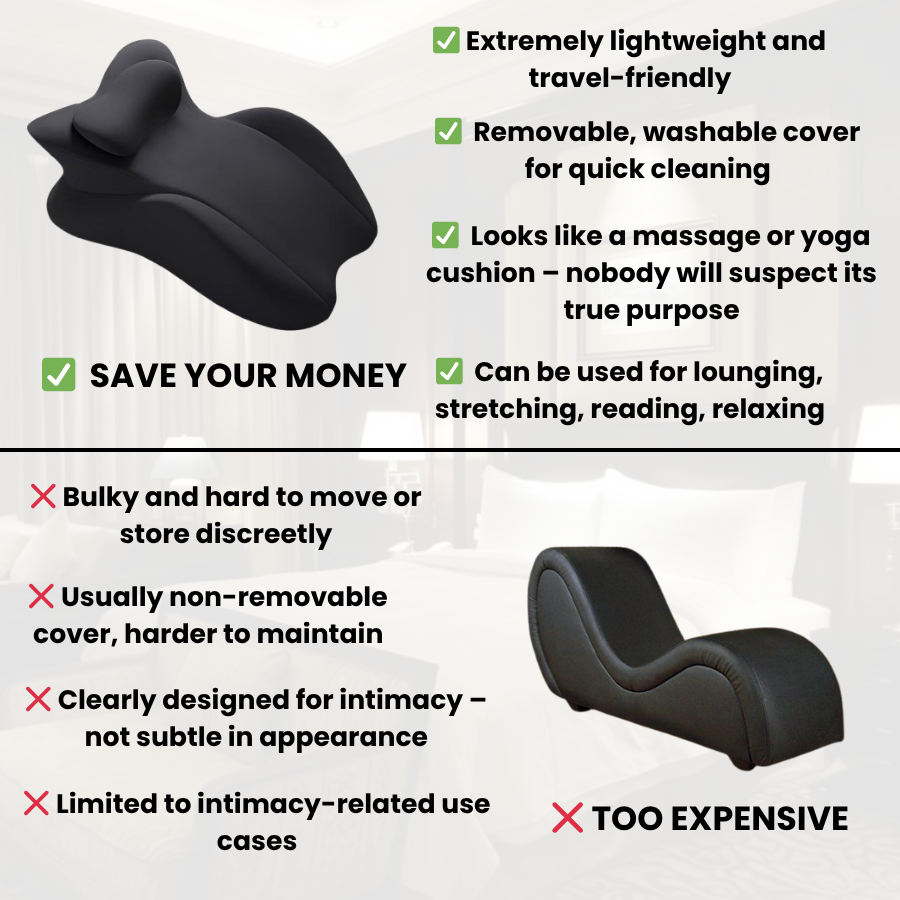 The Love Pillow – Comfortable Pillow for Deepen Moments & Streching, Relaxing